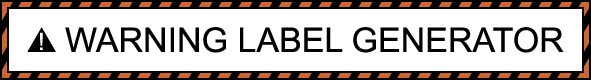 Warning Label Generator